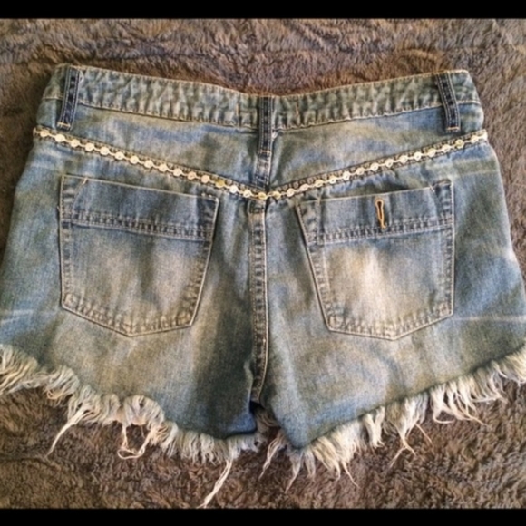 Free People High Waisted Shorts - Picture 2 of 3
